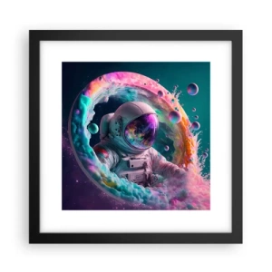 Poster în ramă neagră - Poarta stelară  - 30x30 cm