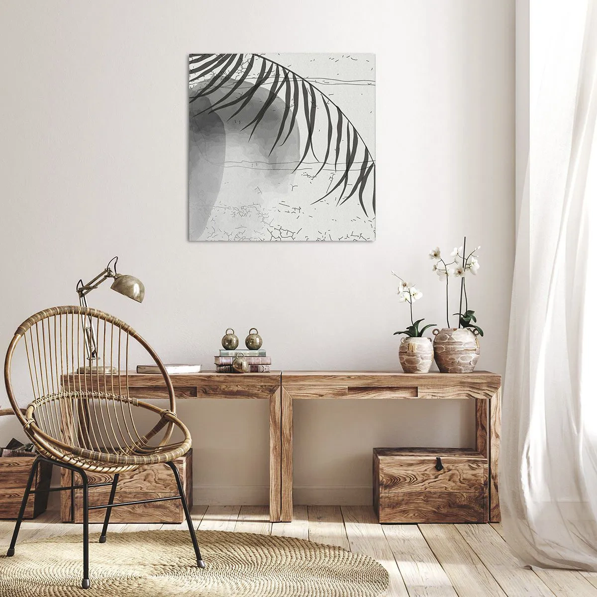 Tablou pe pânză - Exotismul subtil al naturii - 30x30 cm