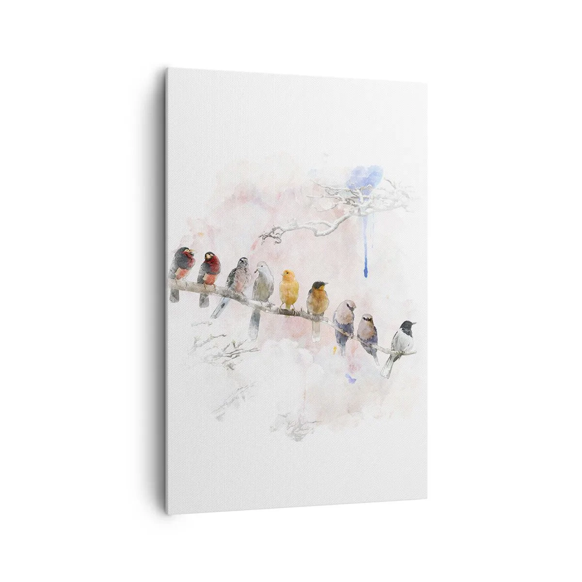 Tablou pe pânză - Întâlnire înaripată - 80x120 cm