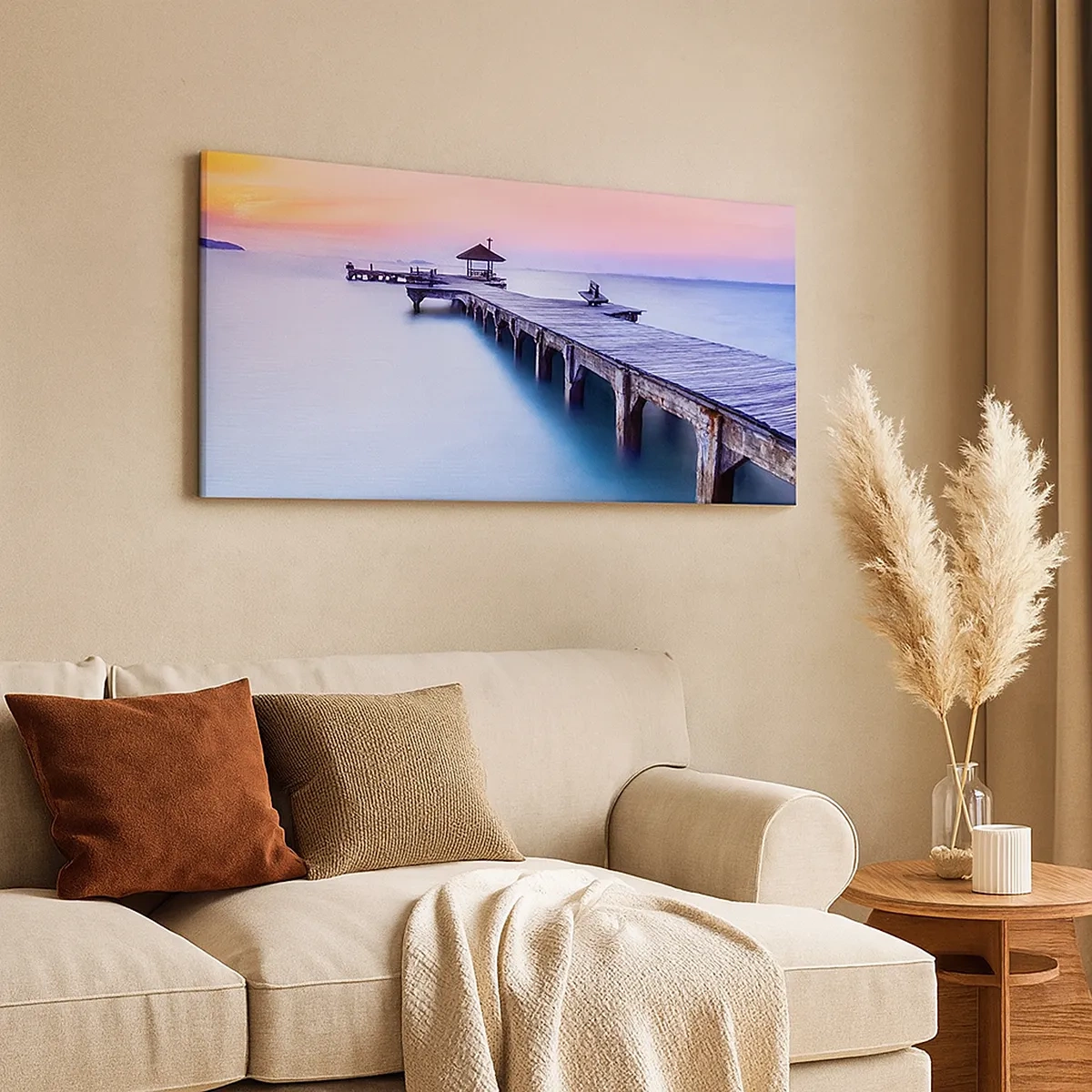 Tablou pe pânză - Mare de liniște până la orizont - 30x30 cm