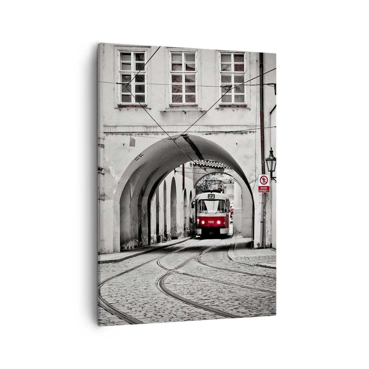 Tablou pe pânză - Printr-un labirint urban - 50x70 cm
