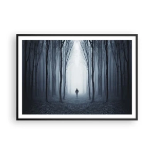 Poster în ramă neagră - Și totul este simplu și clar - 100x70 cm