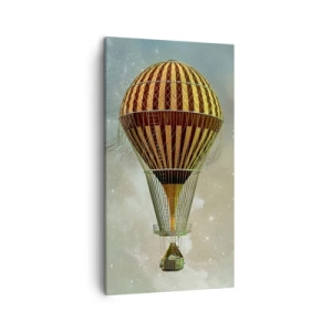 Tablou pe pânză - Zboruri de pionierat - 45x80 cm