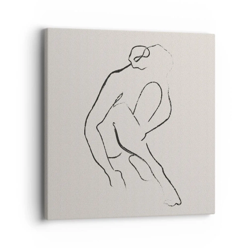 Tablou pe pânză - Schiță intimă - 40x40 cm