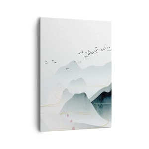 Tablou pe pânză - Peste vârfuri - 50x70 cm