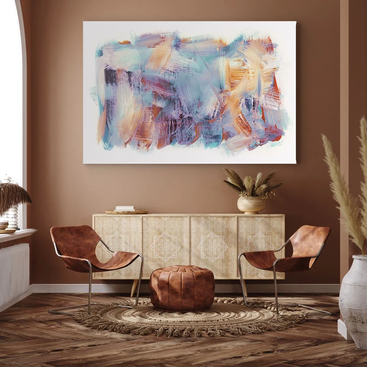 Tablou pe pânză - O dezordine colorată - 120x80 cm