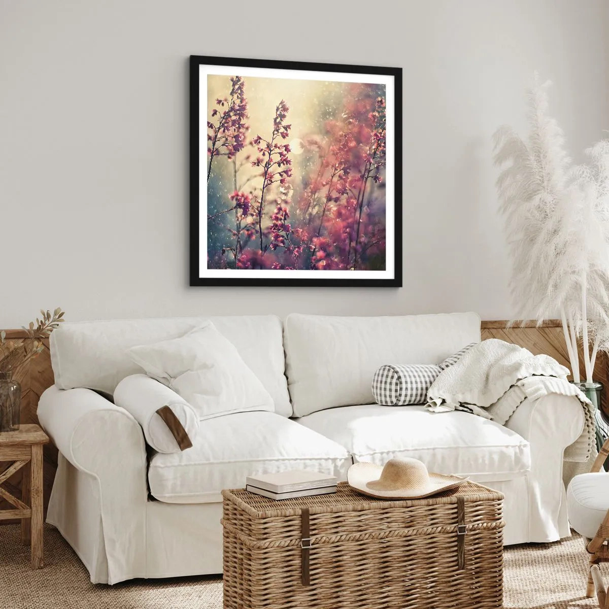 Poster în ramă neagră - Grădina secretă - 30x30 cm