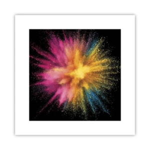 Poster - Nașterea culorii  - 30x30 cm