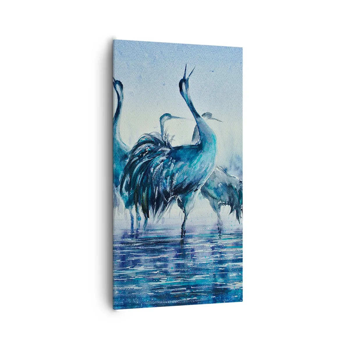 Tablou pe pânză - Întâlnirea de dimineață - 65x120 cm