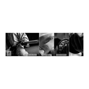 Mostră tapet autocolant Deluxe Sticker - Sufletul unui războinic - sabie de samurai, Japonia, Arte martiale - 100x30 cm
