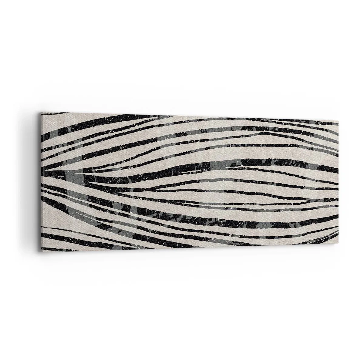 Tablou pe pânză - Deversare de linii - 100x40 cm