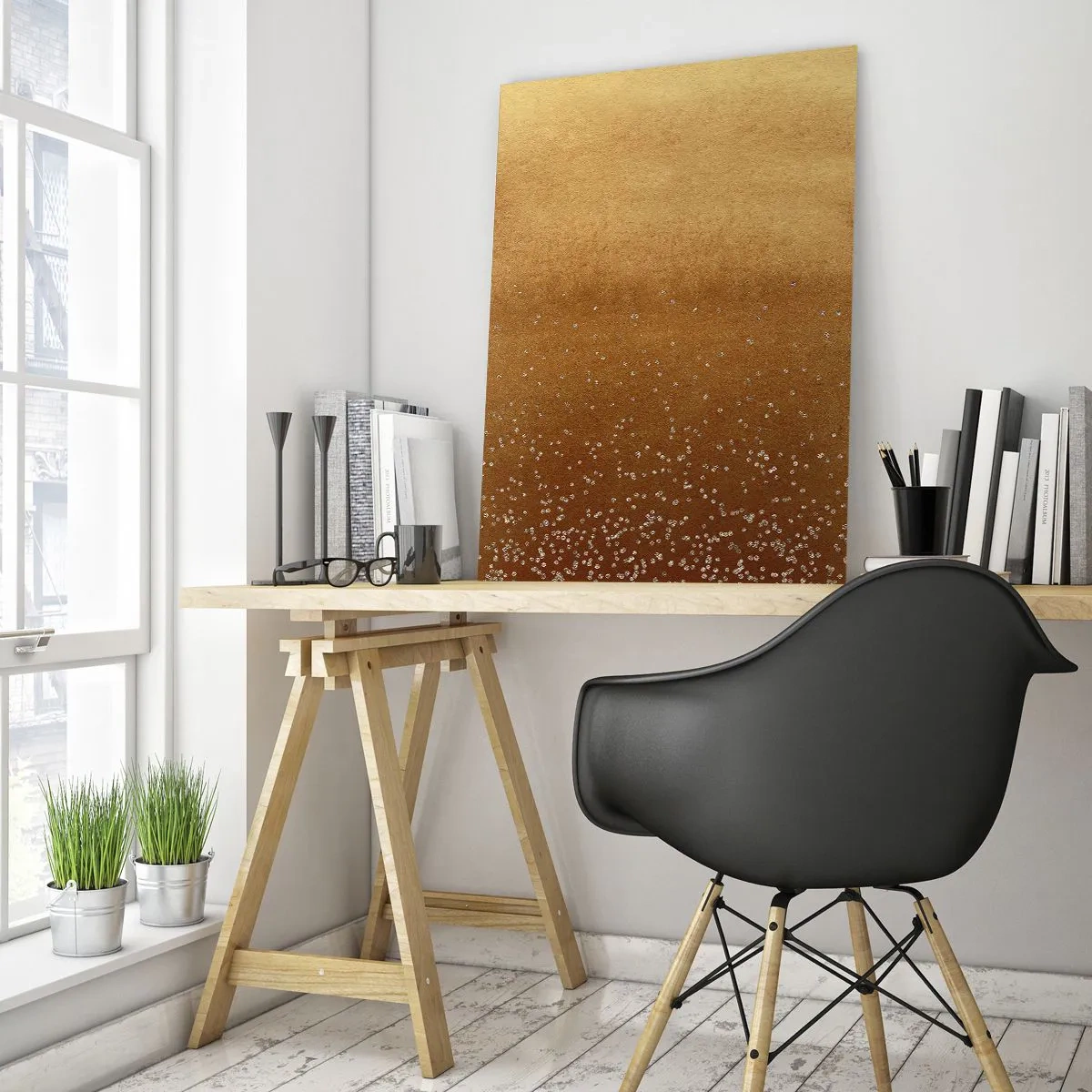 Tablou pe sticlă - Nașterea luminii - 50x70 cm