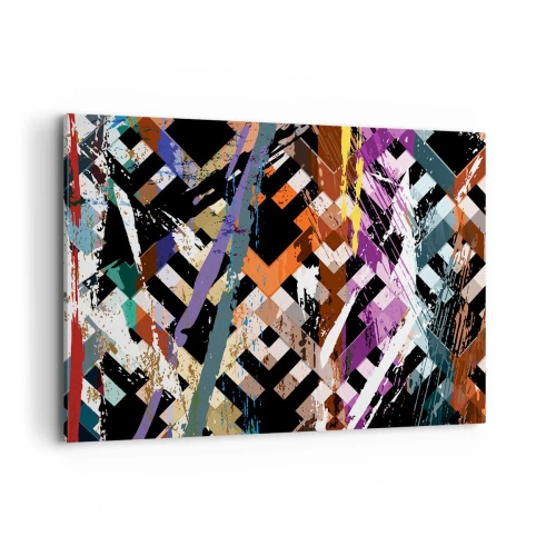 Tablou pe pânză - La pătrat - 100x70 cm