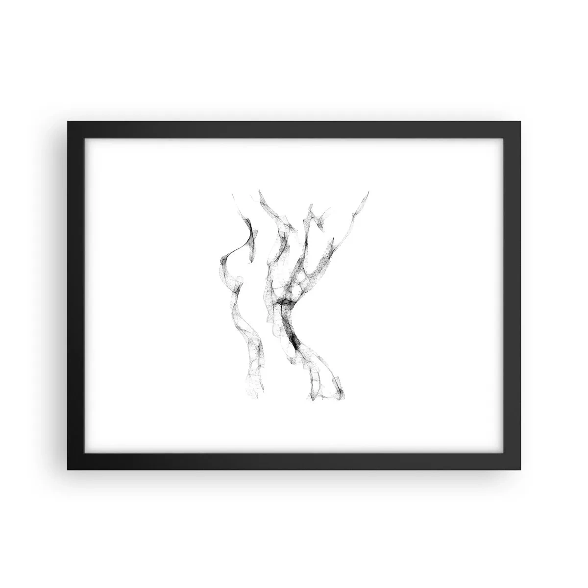 Poster în ramă neagră - Frumoasa și puternică - 40x30 cm