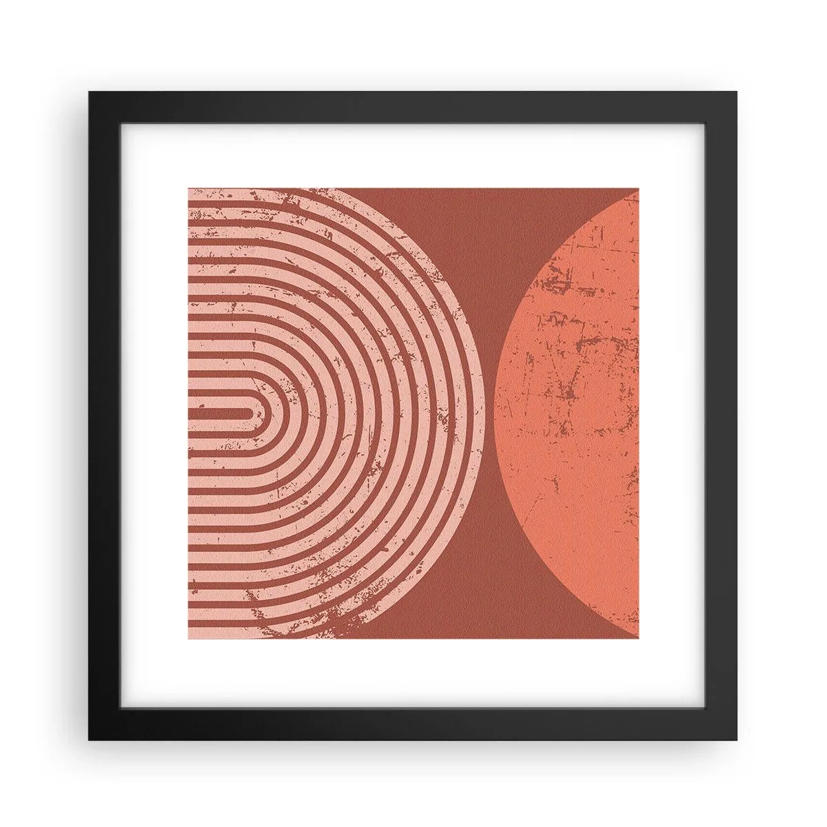 Poster în ramă neagră - Relație strânsă - 30x30 cm