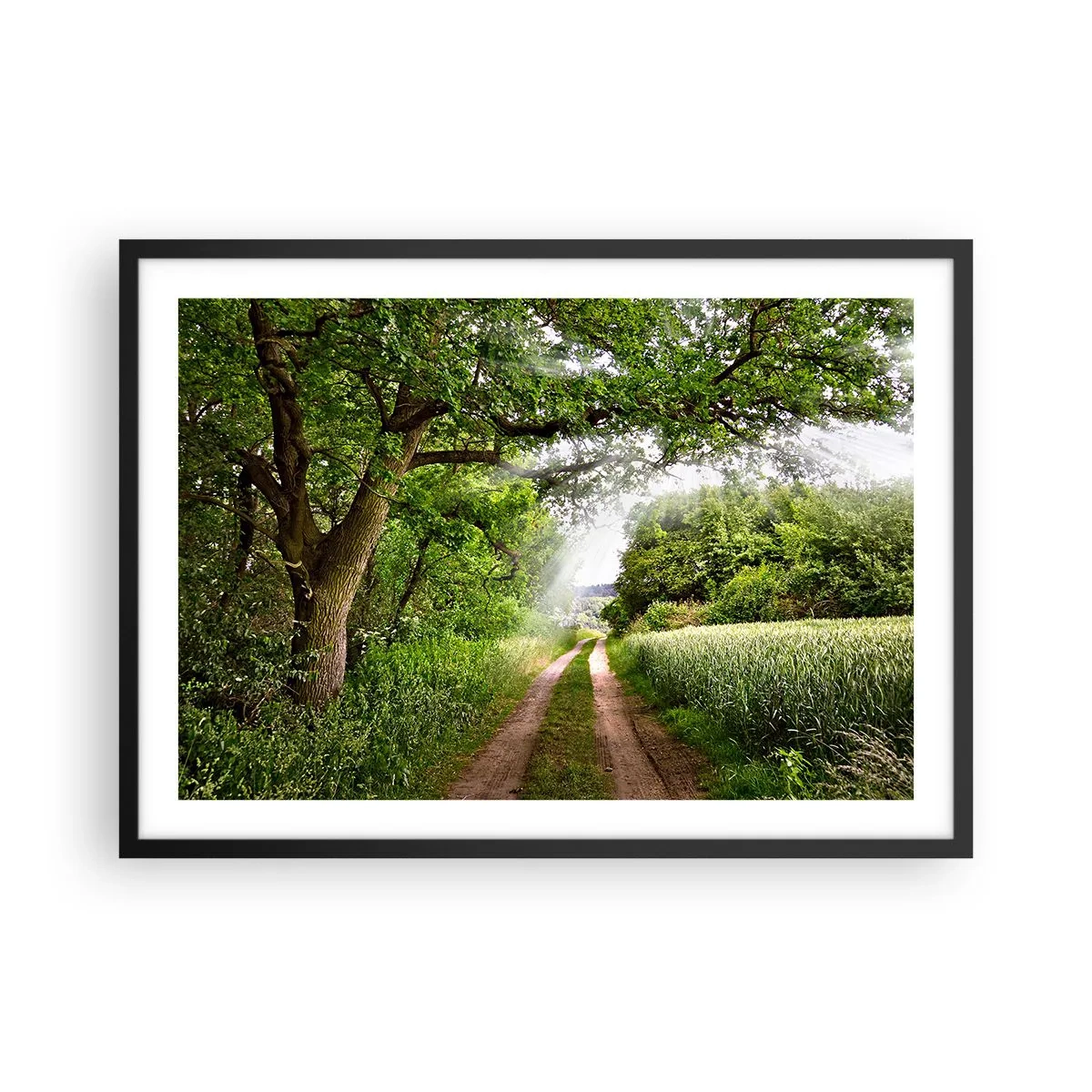 Poster în ramă neagră - Et in Arcadia ego - 70x50 cm
