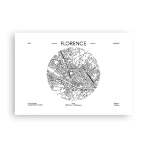 Poster - Anatomia Florenței - 100x70 cm