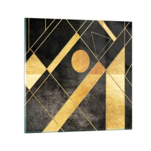 Tablou pe sticlă - Soarele deșertului - 70x70 cm