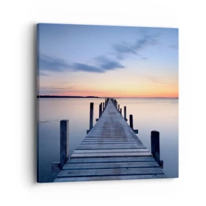 Tablou pe pânză - Calmul unui amurg senin - 40x40 cm