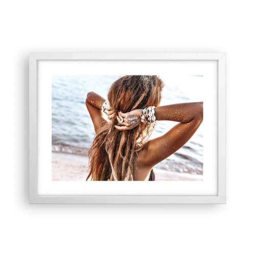 Poster în ramă albă - Sora apei și a soarelui - 40x30 cm