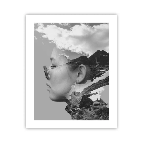 Poster - Portret în nori - 40x50 cm