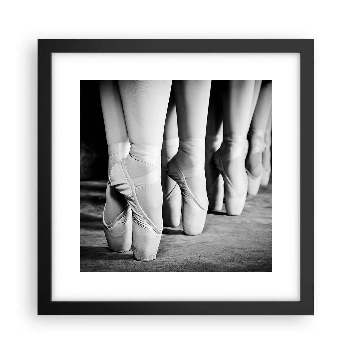 Poster în ramă neagră - Împreună, elegant - 30x30 cm
