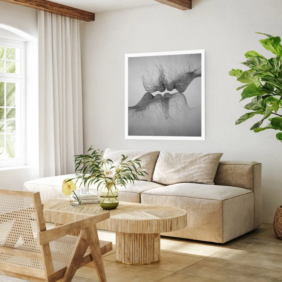 Poster - Sărutul vântului - 60x60 cm