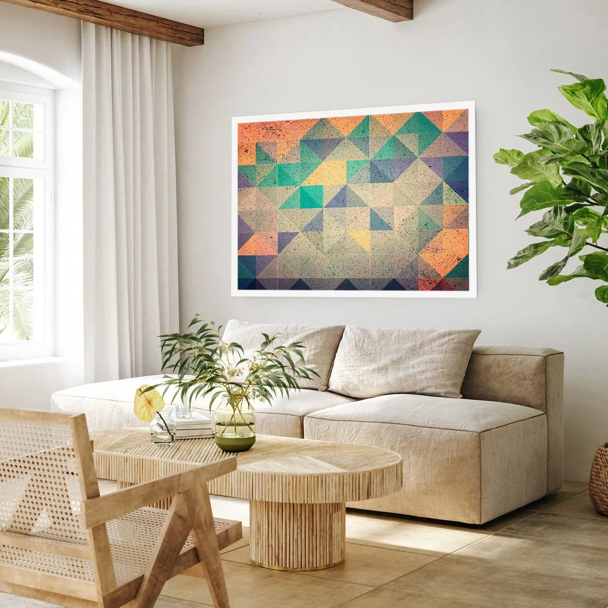 Poster - Republica triunghiurilor - 100x70 cm
