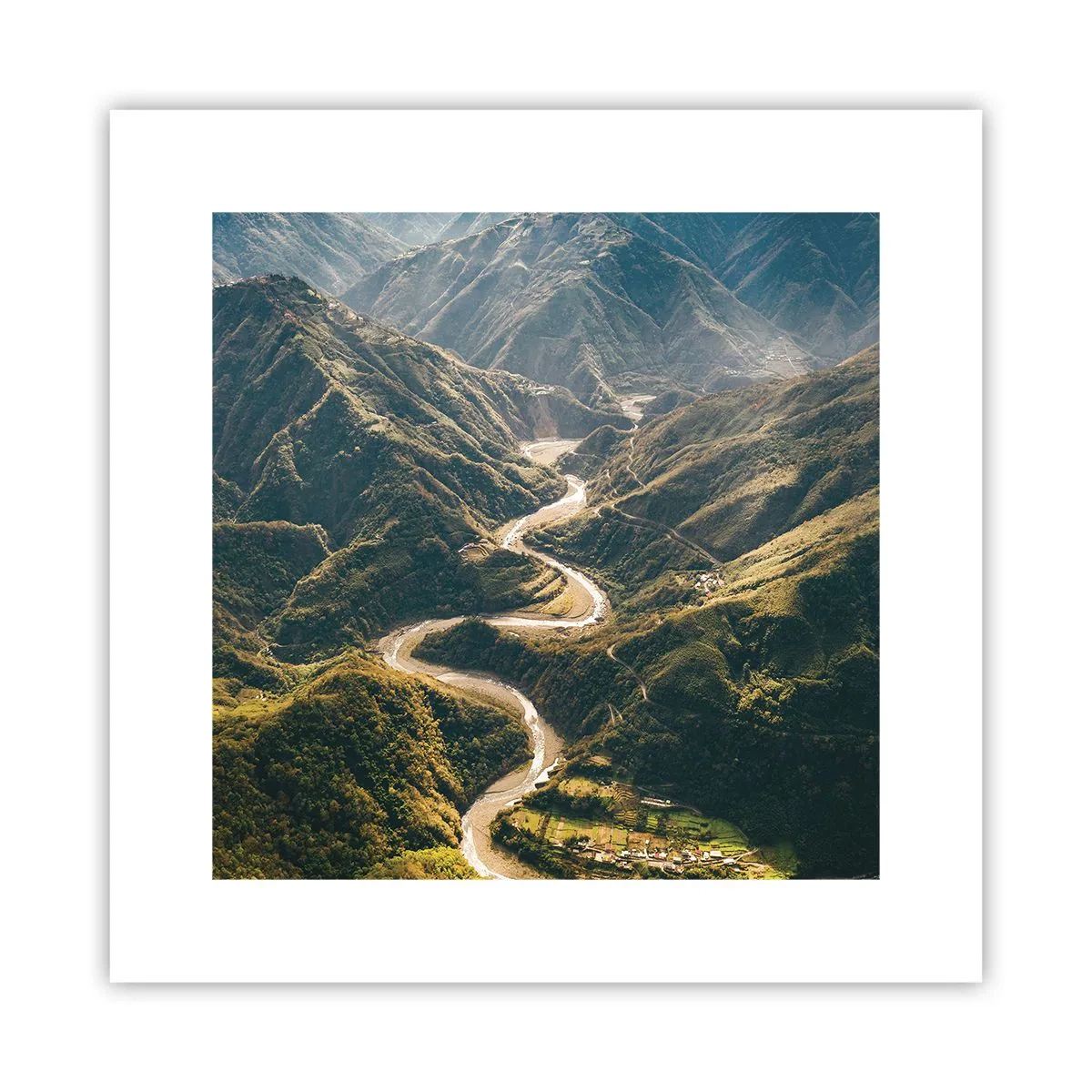 Poster - Direct din inima munților - 30x30 cm