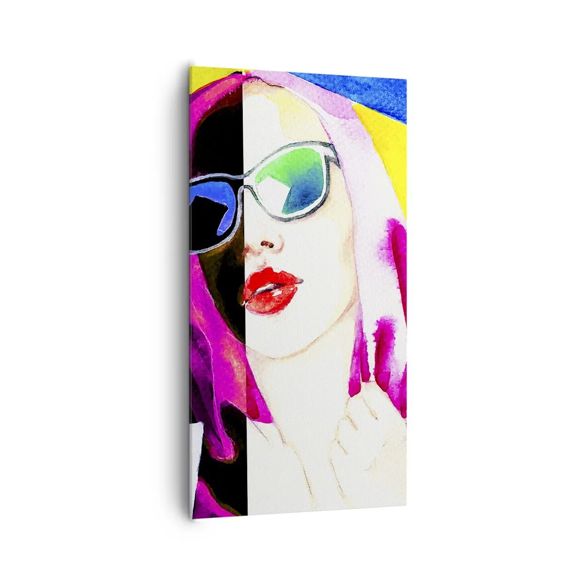 Tablou pe pânză - Nu sunt albă și nu sunt neagră - 65x120 cm