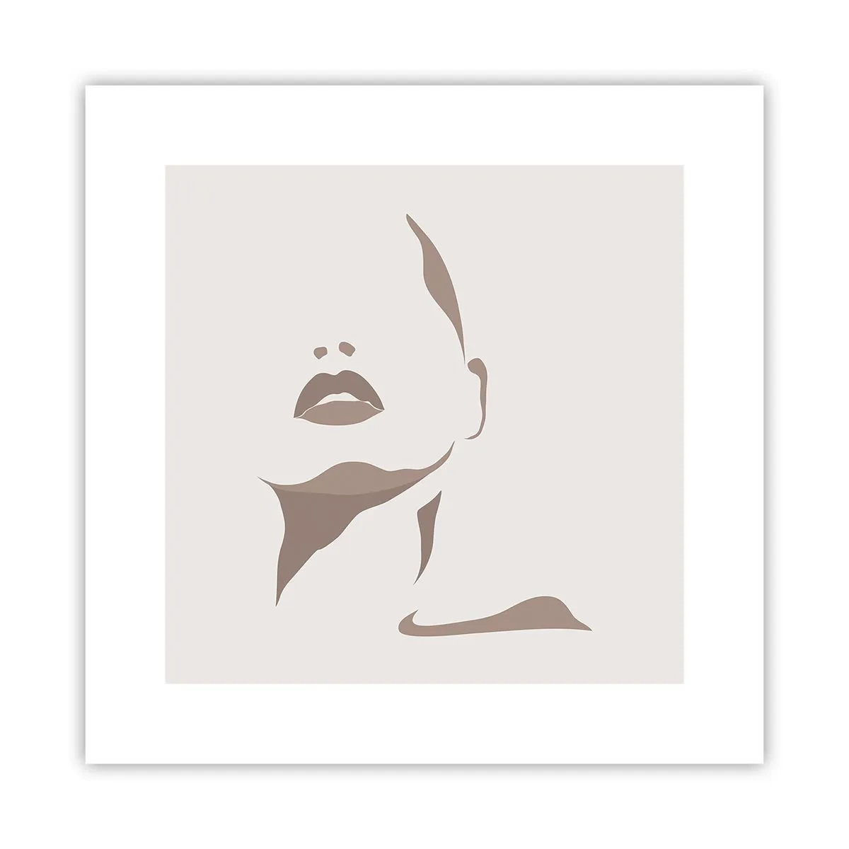 Poster - Creată din lumină și umbră - 30x30 cm