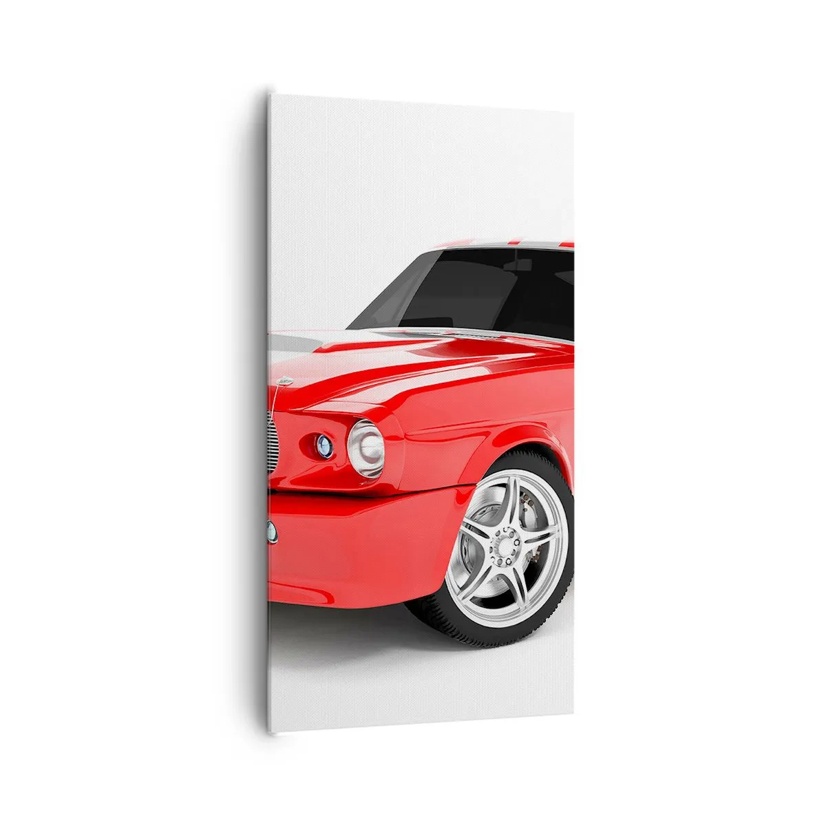 Tablou pe pânză - Mustang la fel de rapid ca vântul - 65x120 cm