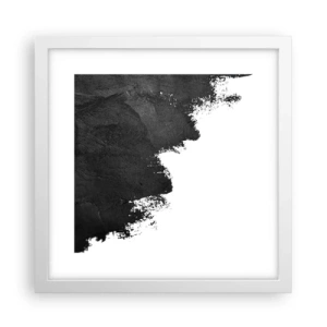 Poster în ramă albă - Elemente: pământ - 30x30 cm