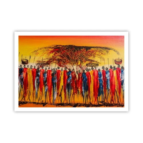 Poster - Acolo, acolo, acolo, acolo se duc - 100x70 cm