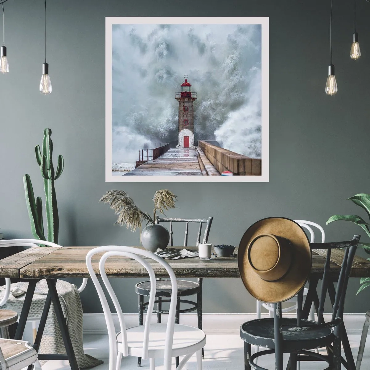 Poster - Zgomotul apelor, sunetul vântului - 60x60 cm