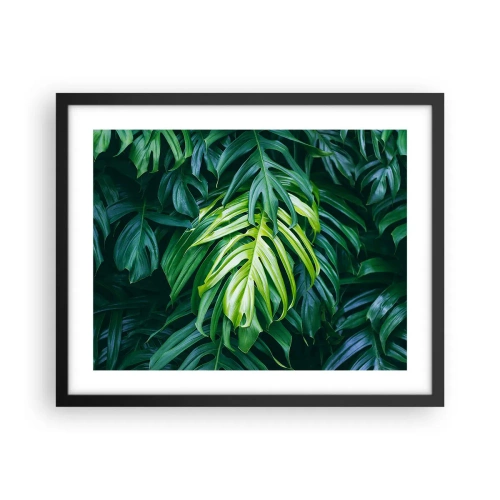 Poster în ramă neagră - Scufundă-te în prospețime - 50x40 cm