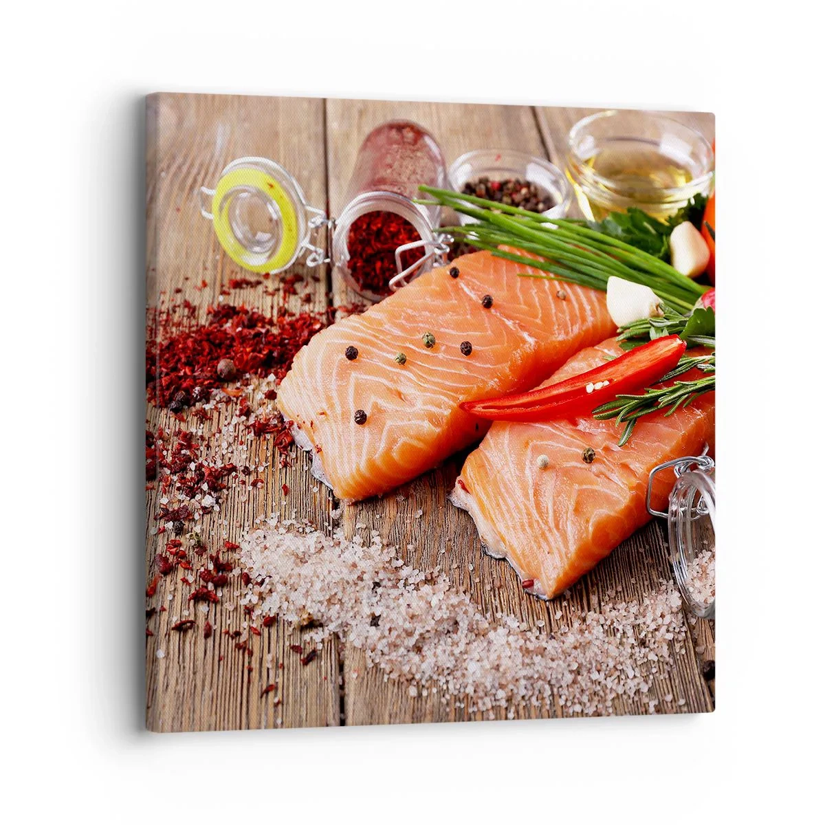 Tablou pe pânză - O aventură norvegiană în bucătărie - 30x30 cm