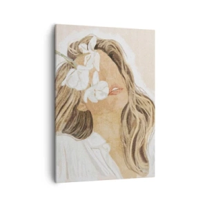 Tablou pe pânză - Printre flori în exaltare - 50x70 cm