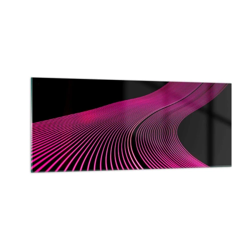 Tablou pe sticlă - Bulevardul de lumină - 100x40 cm