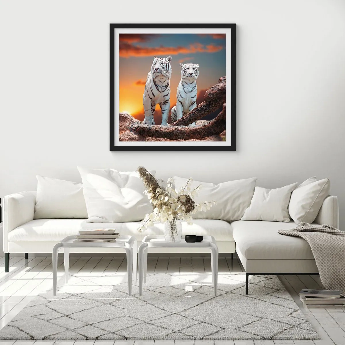 Poster în ramă neagră - La fel ca în Narnia - 40x40 cm