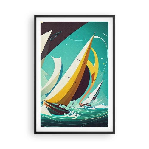 Poster în ramă neagră - Voinici și învingători - 61x91 cm