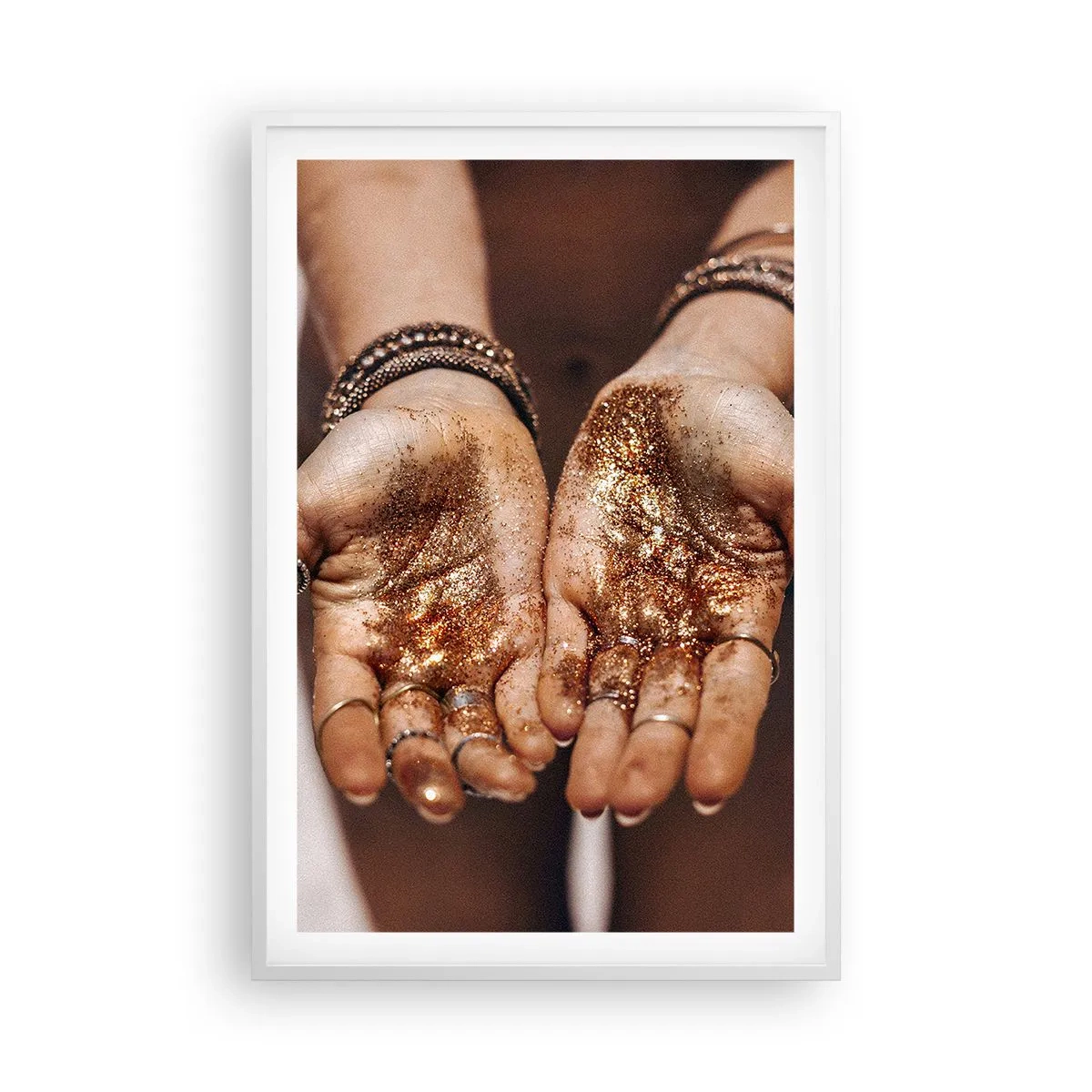 Poster în ramă albă - Un cadou pentru tine - 61x91 cm