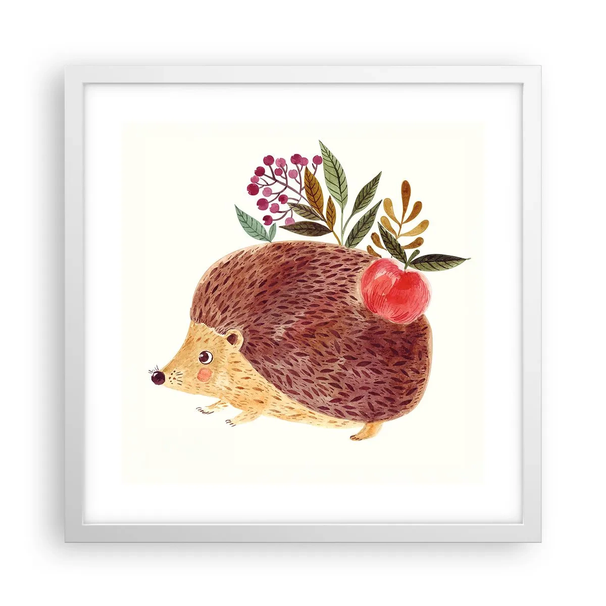 Poster în ramă albă - Și tu deja mă placi - 40x40 cm