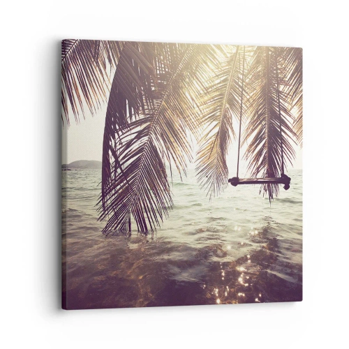 Tablou pe pânză - Poți să te dai în vânt după pofta inimii tale - 30x30 cm