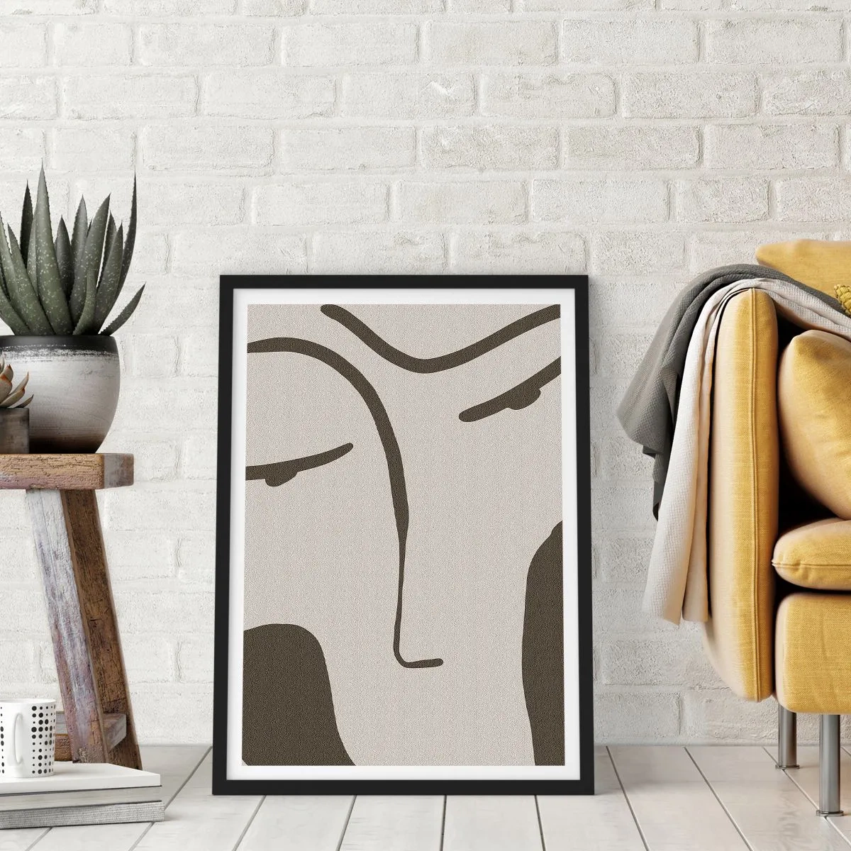 Poster în ramă neagră - Ca într-un tablou de Modigliani - 61x91 cm