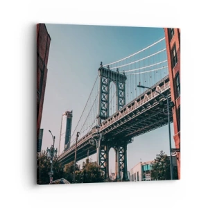 Tablou pe pânză - În valurile orașului - 30x30 cm