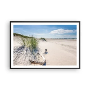 Poster în ramă neagră - Cea mai frumoasă? Baltică - 91x61 cm