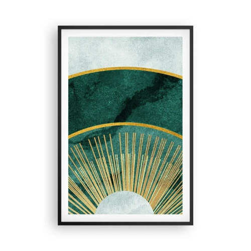 Poster în ramă neagră - Un alt sistem solar - 61x91 cm