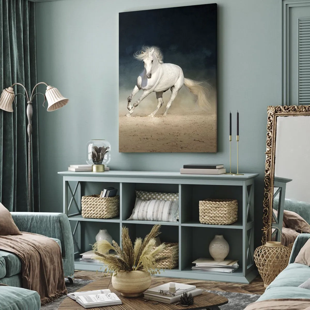 Tablou pe pânză - Libertate în stare pură - 55x100 cm