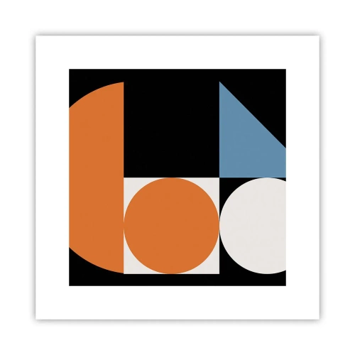 Poster - Sistem de figuri - 30x30 cm